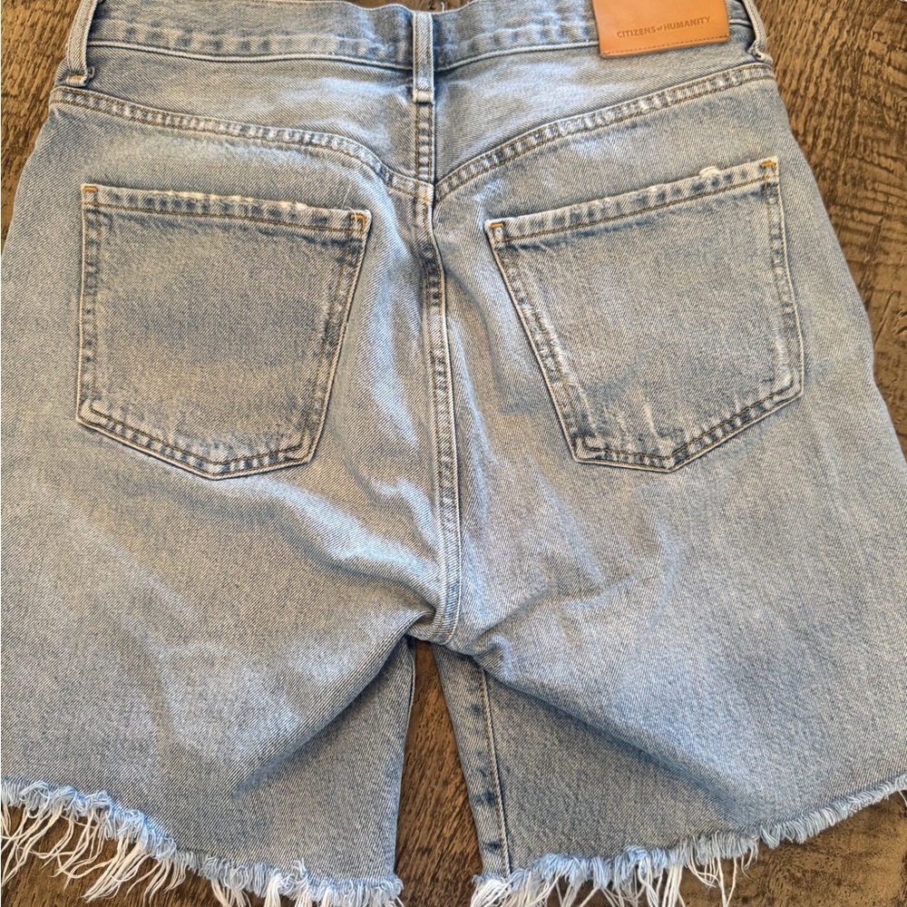 Citizens Of Humanity Light Blue Jean Shorts